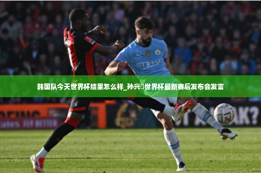 韩国队今天世界杯结果怎么样_孙兴慜世界杯最新赛后发布会发言-第3张图片-体育博彩