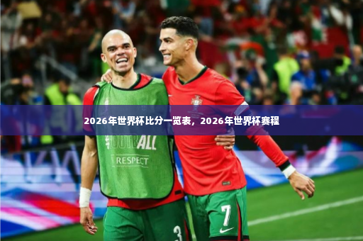 2026年世界杯比分一览表，2026年世界杯赛程
