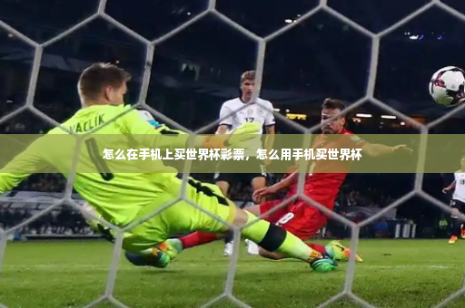 怎么在手机上买世界杯彩票，怎么用手机买世界杯-第3张图片-体育博彩