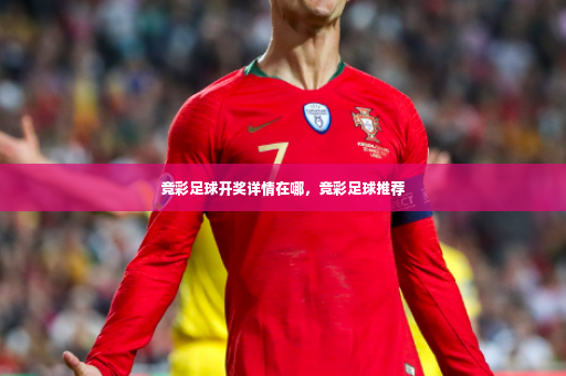 竞彩足球开奖详情在哪，竞彩足球推荐-第2张图片-体育博彩