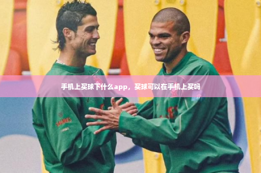手机上买球下什么app，买球可以在手机上买吗-第2张图片-体育博彩