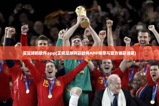 买足球的软件app(正规足球购彩软件APP推荐与官方体彩说明)-第4张图片-体育博彩