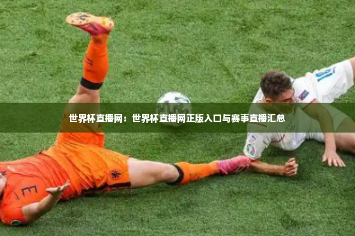 世界杯直播网：世界杯直播网正版入口与赛事直播汇总-第4张图片-体育博彩