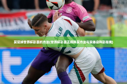 买足球世界杯彩票的方法(世界杯彩票正规购买方法与实体店购彩指南)-第4张图片-体育博彩