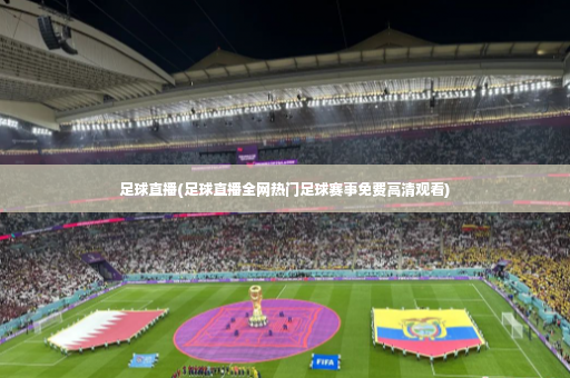 足球直播(足球直播全网热门足球赛事免费高清观看)