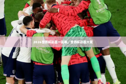 2026世界杯彩票一览表,世界杯彩票大奖-第4张图片-体育博彩 2026世界杯彩票一览表,世界杯彩票大奖-第4张图片-体育博彩