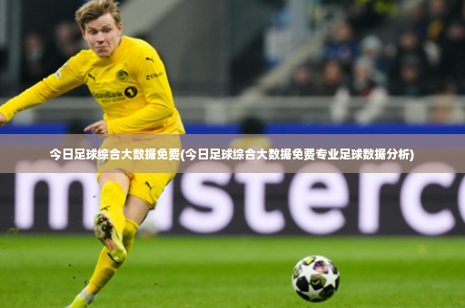 今日足球综合大数据免费(今日足球综合大数据免费专业足球数据分析)-第3张图片-体育博彩