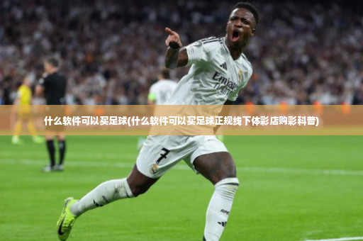 什么软件可以买足球(什么软件可以买足球正规线下体彩店购彩科普)-第2张图片-体育博彩
