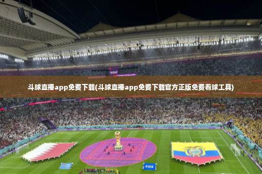 斗球直播app免费下载(斗球直播app免费下载官方正版免费看球工具)-第3张图片-体育博彩