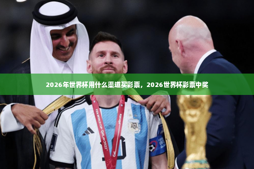 2026年世界杯用什么渠道买彩票，2026世界杯彩票中奖-第4张图片-体育博彩