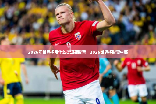 2026年世界杯用什么渠道买彩票，2026世界杯彩票中奖